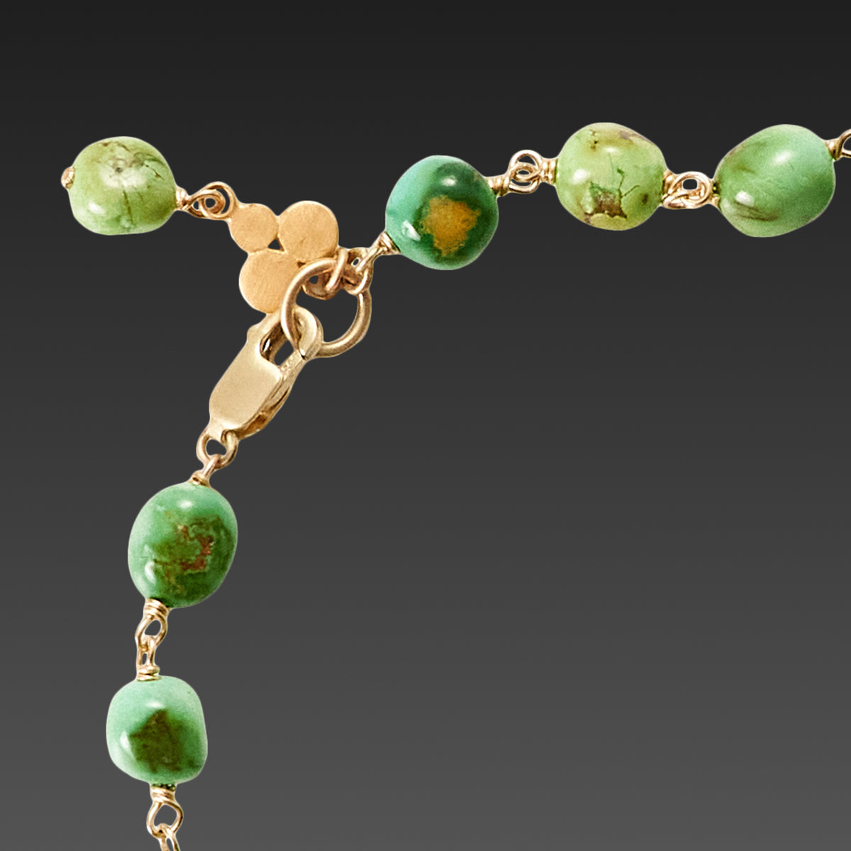 Turquoise &amp; Gold Bracelet