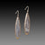 Dendritic Agate Teardrop Earrings