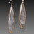 Dendritic Agate Teardrop Earrings