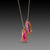 Double Watermelon Tourmaline Necklace