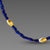 Lapis Necklace with Gold Rice Beads