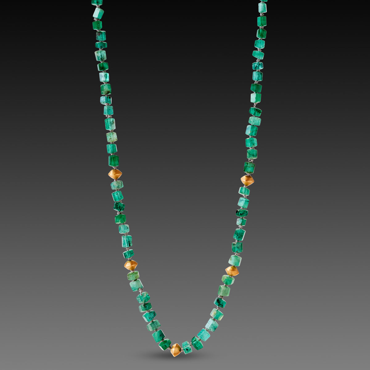 Emerald Crystals Necklace