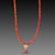 Carnelian Necklace with Gold Trio