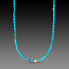 Egyptian Faience & Gold Necklace