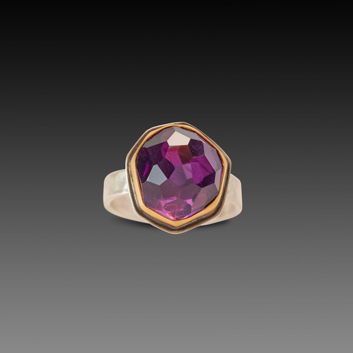 Organic Amethyst Ring