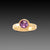 Pink Purple Sapphire Ring