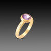 Pink Purple Sapphire Ring