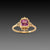 Sparkling Pink Sapphire Ring