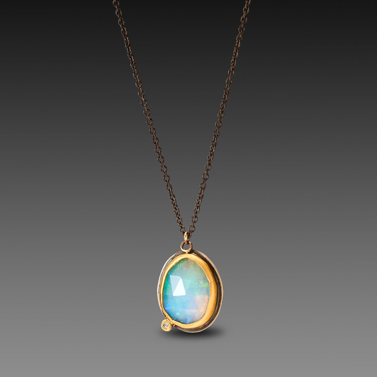 Opal Necklace | Ethiopian Opal Necklace | Gemstone Jewellery – Henryka