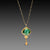 Teal Tourmaline Necklace