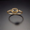 Petite Oval Grey Diamond Ring