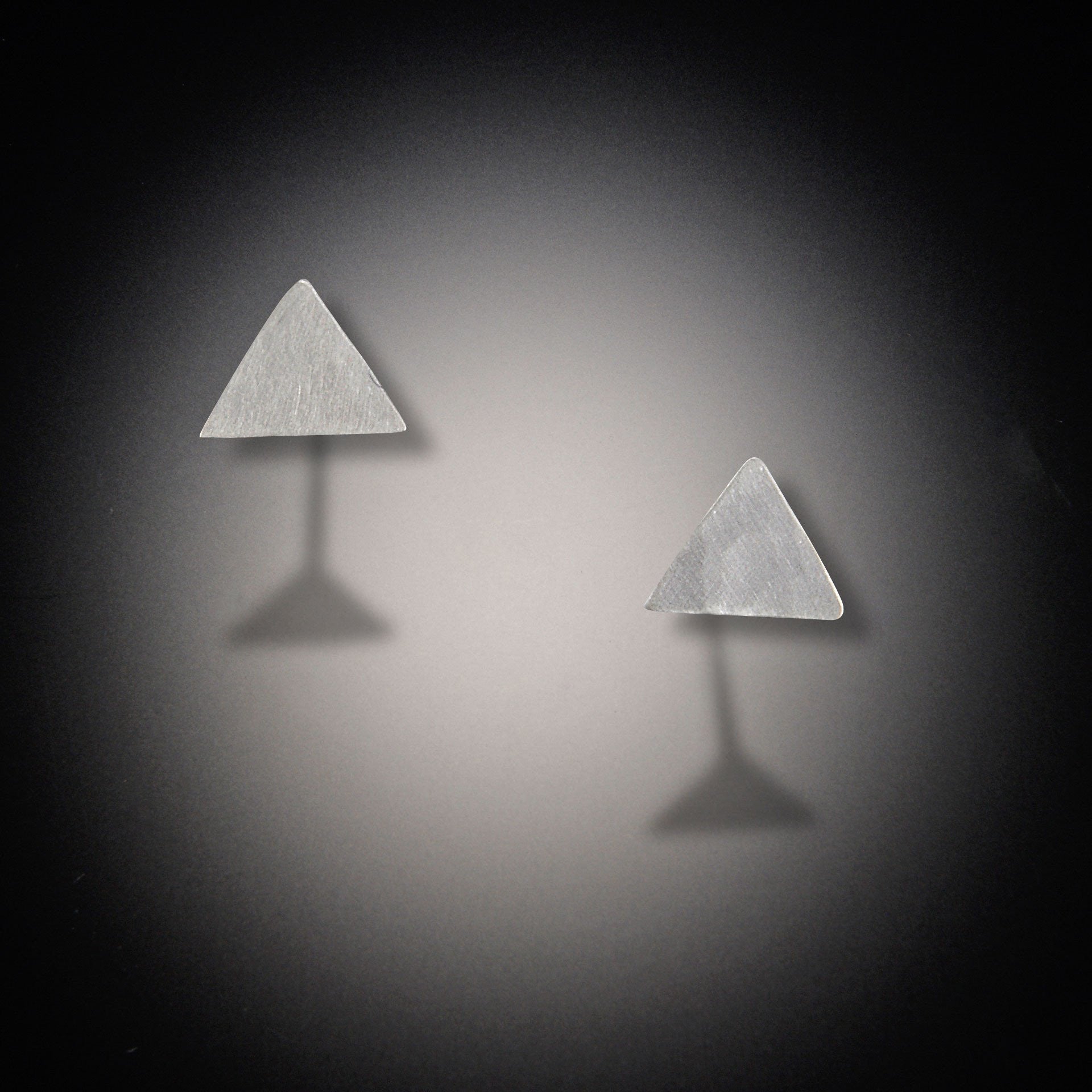 Tiny Triangle Stud Earrings