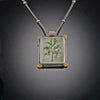 Small Rectangle Spring Maple Necklace