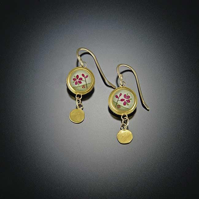 Tiny Plum Blossom Earrings