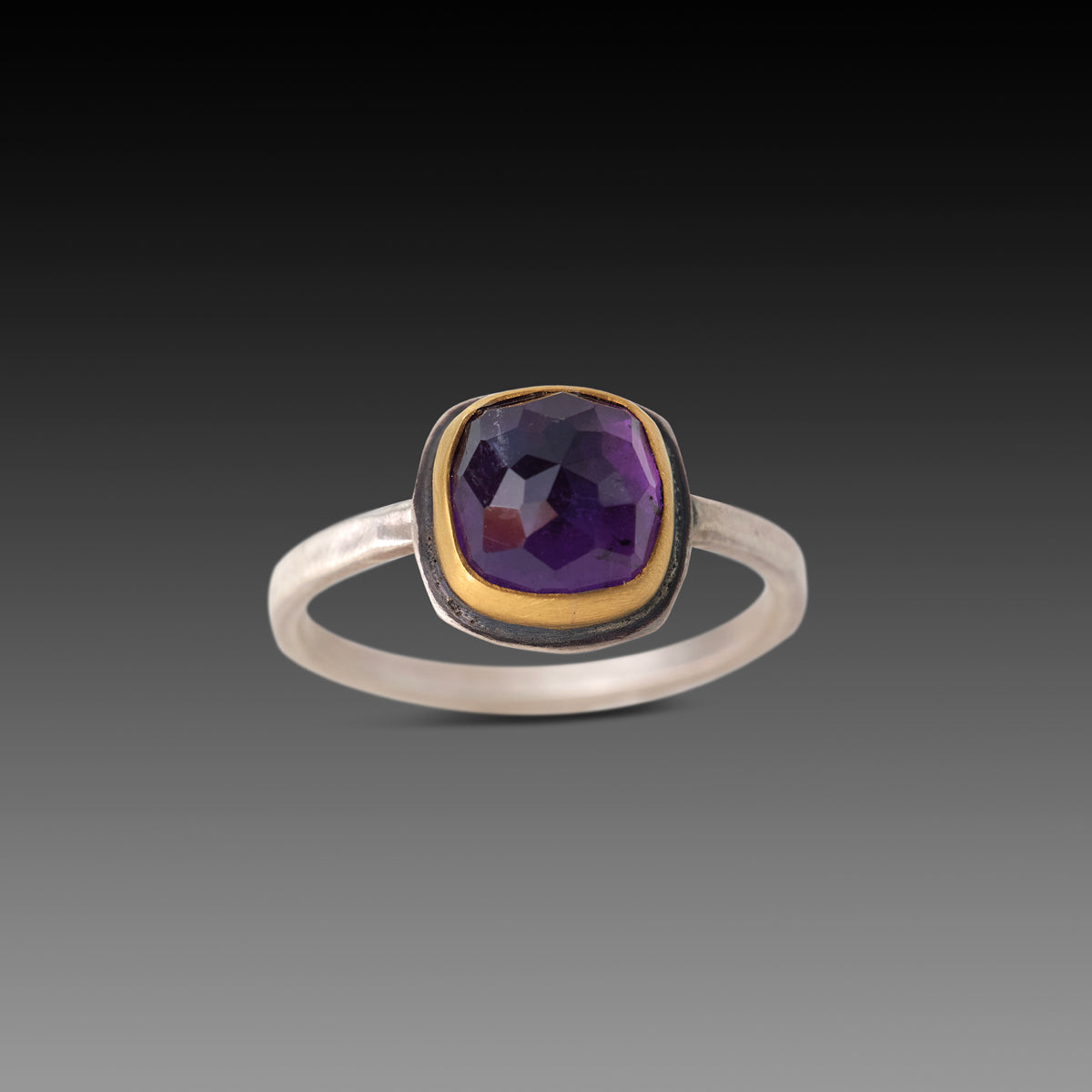 Simple Elegance Amethyst Ring