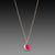 Vibrant Ruby Necklace