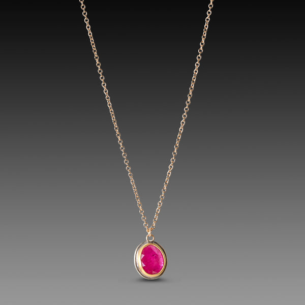 Vibrant Ruby Necklace