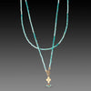 Long Ombre Turquoise Necklace