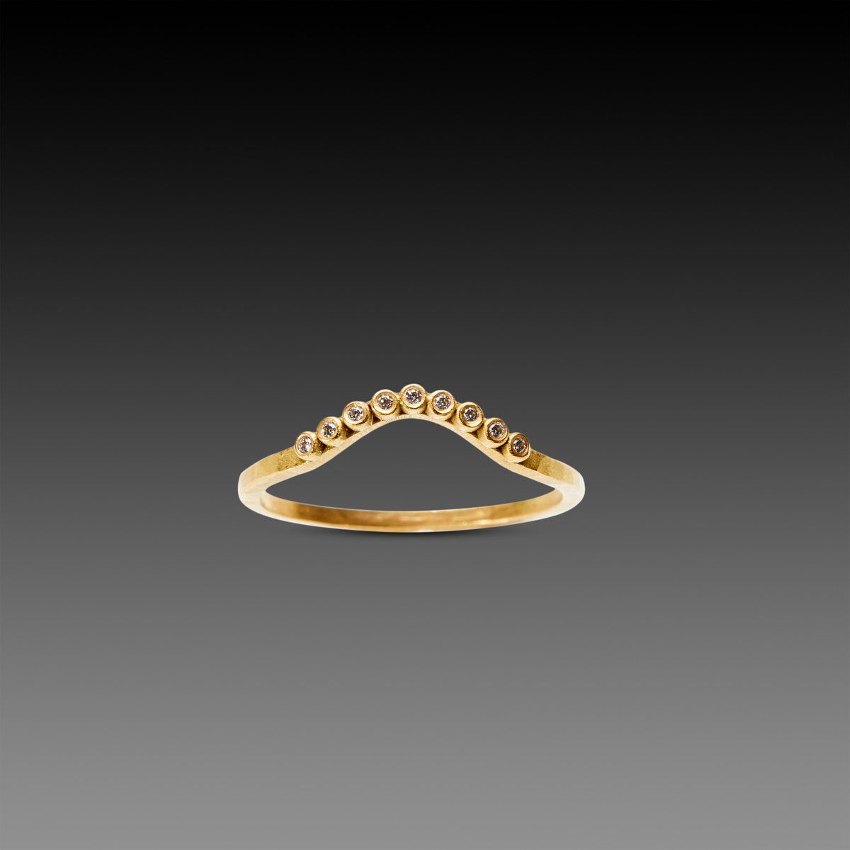 Curved Diamond Band