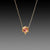 Pink Sapphire Necklace with Diamond