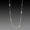 Delicate Gold Disk Chain Necklace