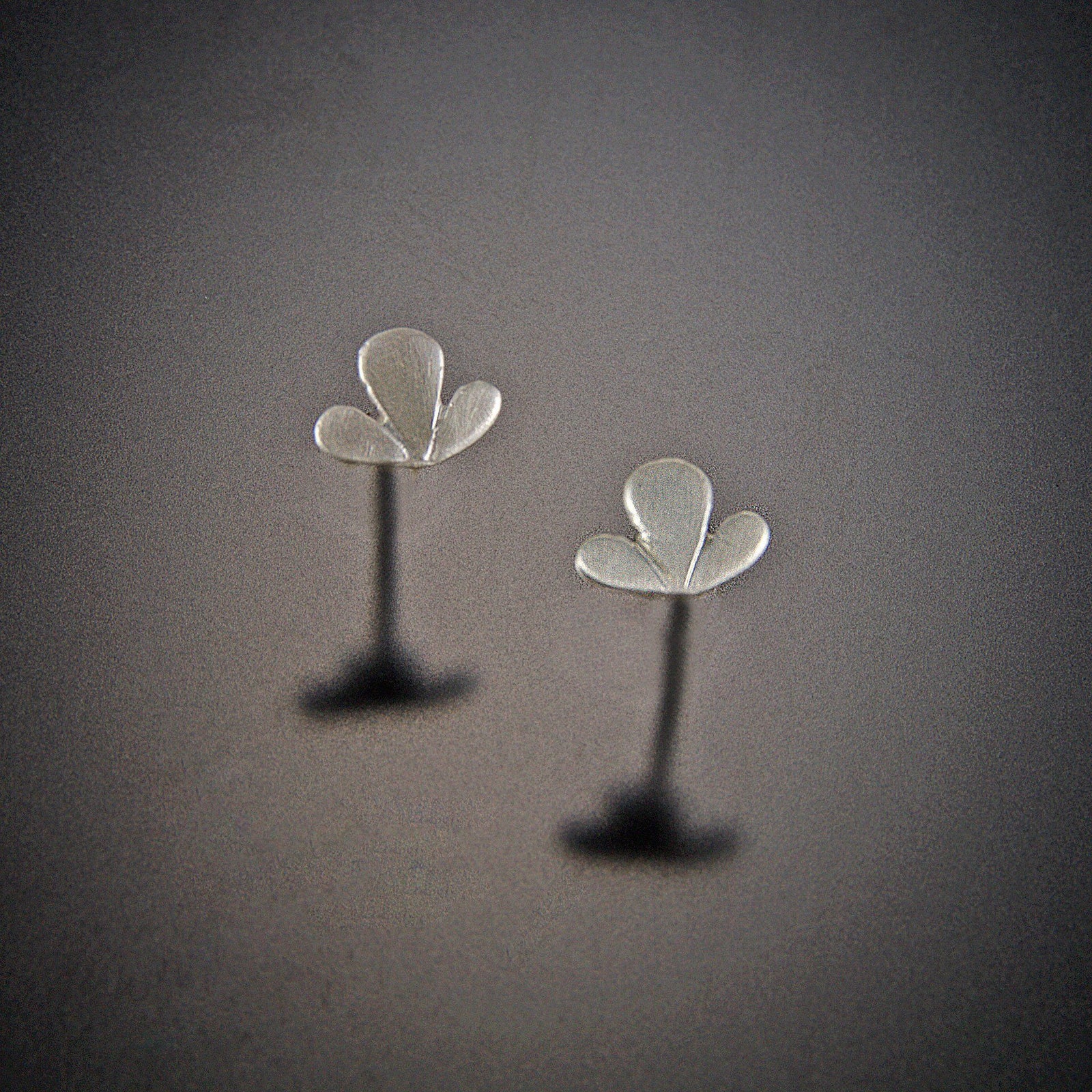 Leaf Trio Stud Earrings