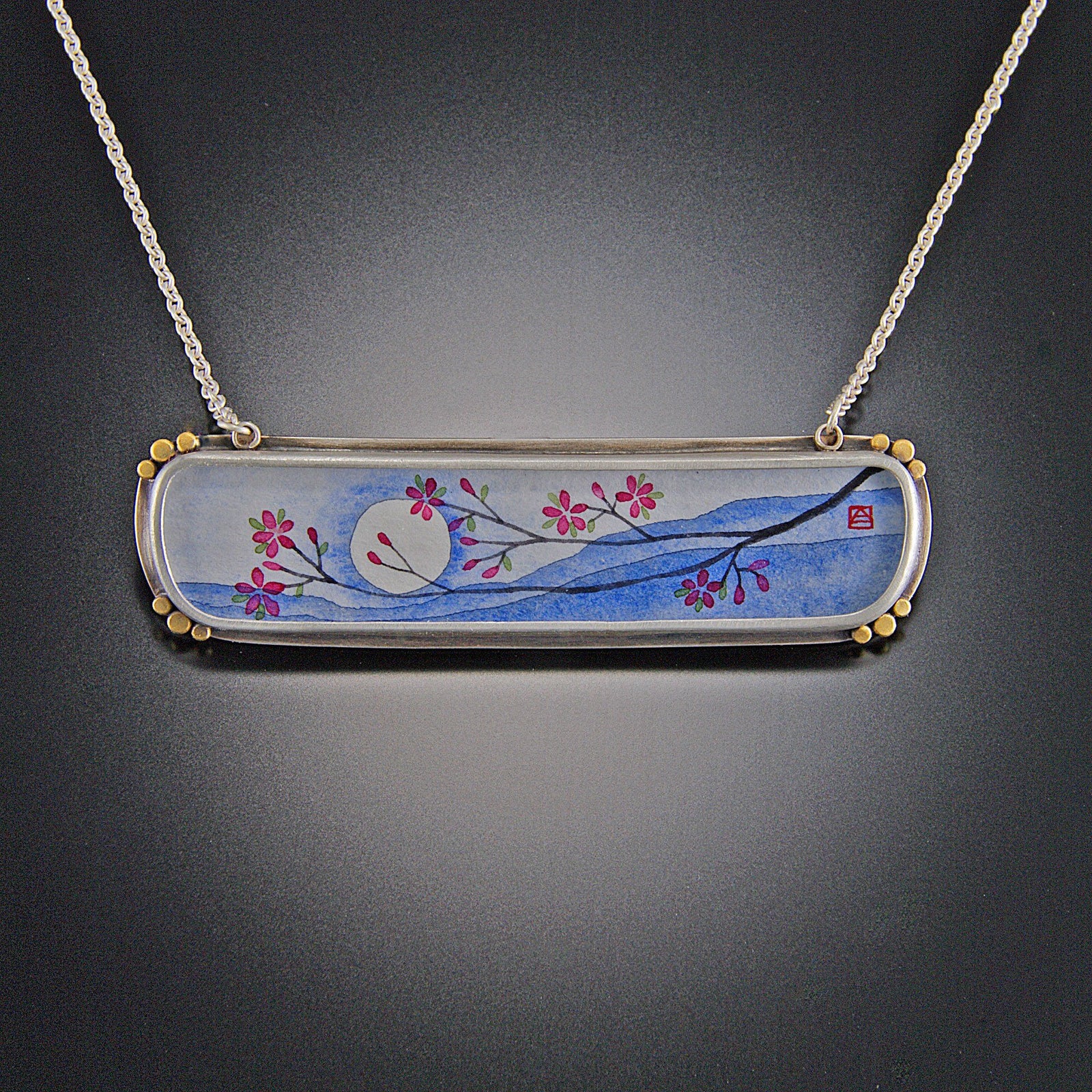 Plum Blossom Horizon Necklace