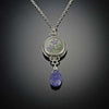 Tiny Violets Necklace with Tanzanite