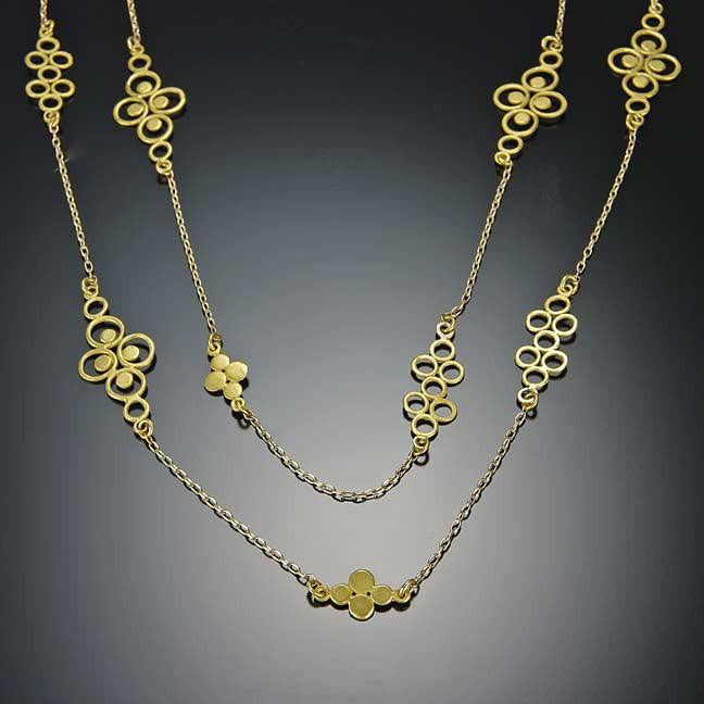 Gold Filigree Chain Necklace - Ananda Khalsa
