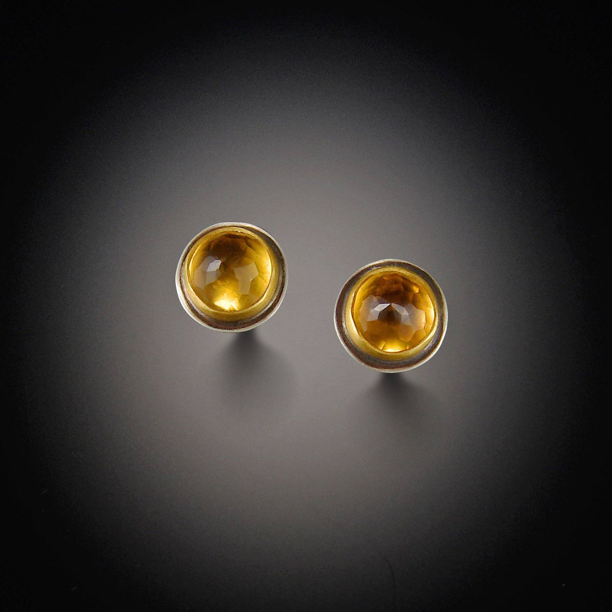 Citrine Stud Earrings