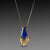 Polished Lapis Fringe Necklace