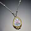 Simple Teardrop Lotus Necklace - Ananda Khalsa Jewelry