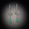 Charm Earrings with Chrysoprase Drop