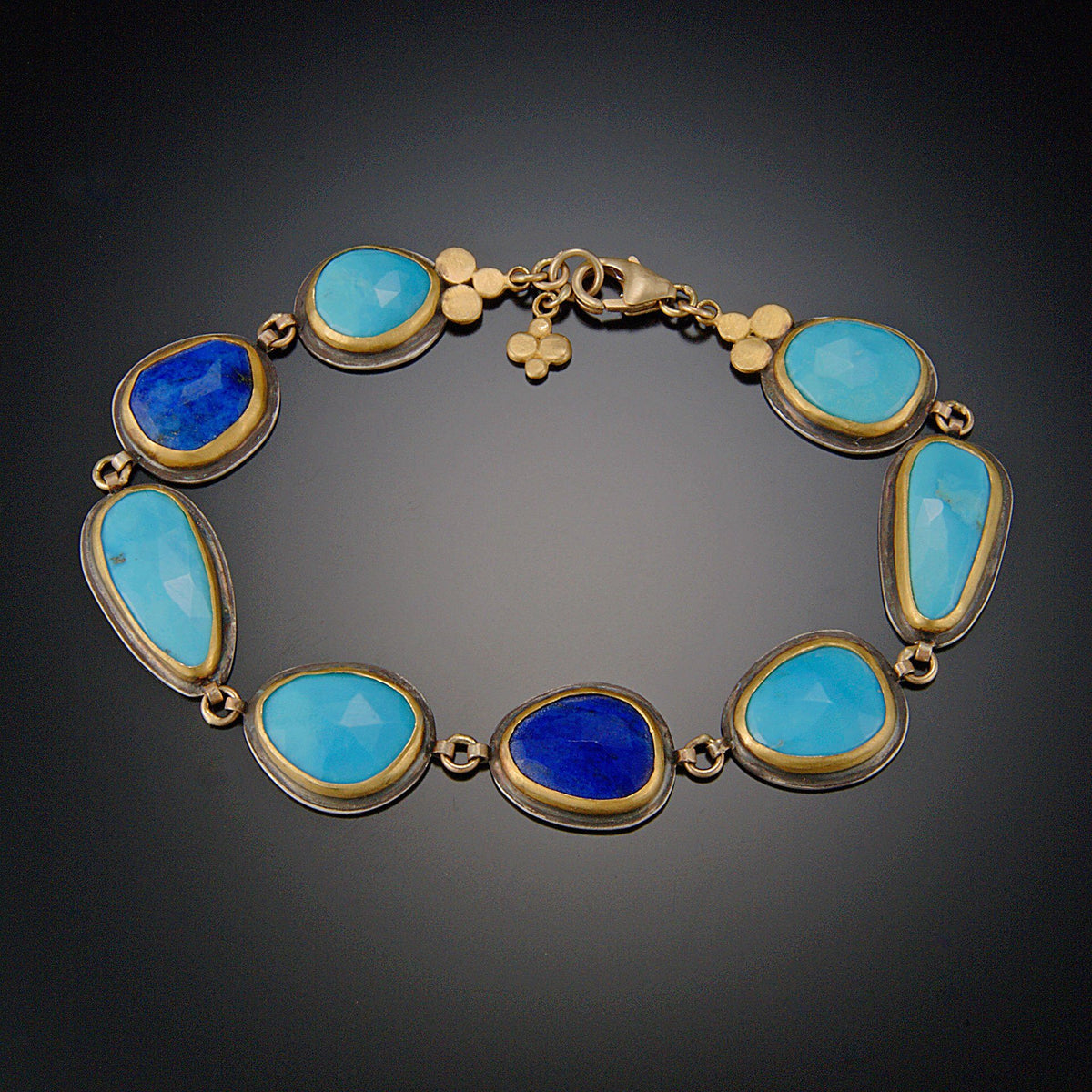 Lapis Lazuli and Turquoise Bracelet