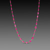 Vibrant Ruby Beaded Necklace