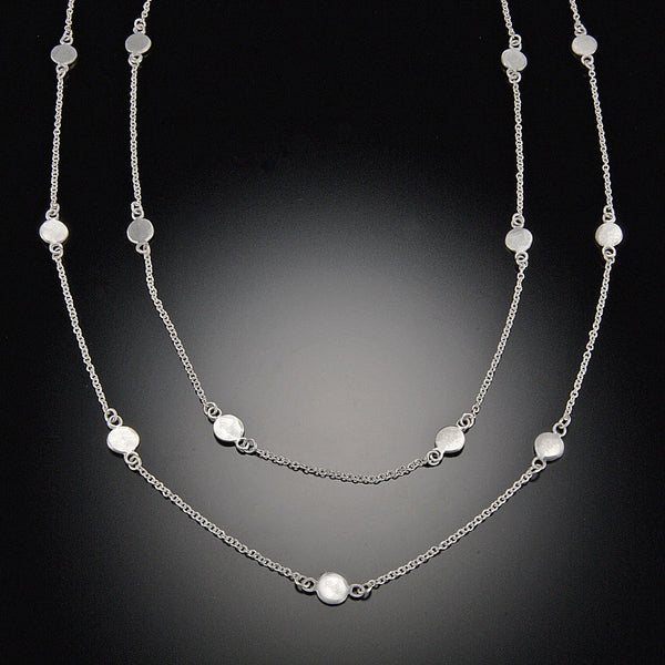 Silver Dot Chain Necklace