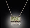 Spring Maple Necklace with Hammered Disks