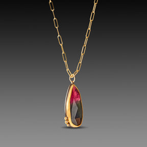 Bicolor Tourmaline Necklace