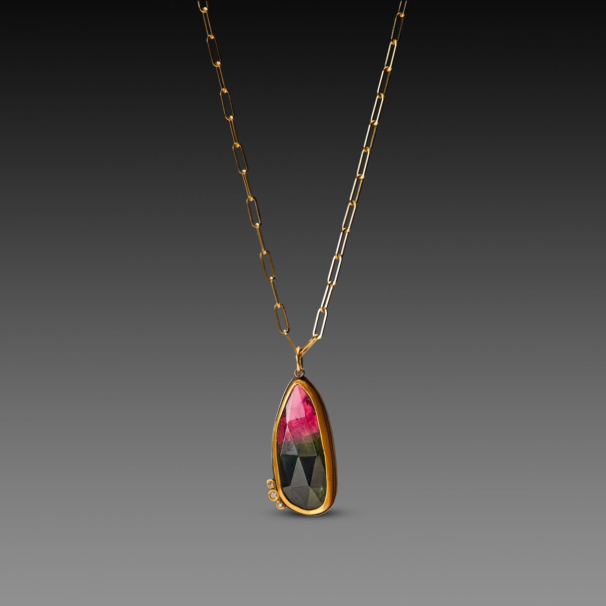 Bicolor Tourmaline Necklace